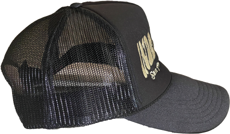 Foggy Summer Trucker Hat - Pitch Black